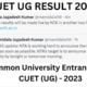 CUET UG Result 2023