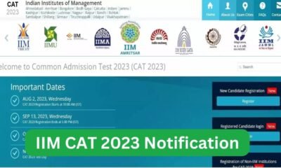 IIM CAT 2023 Notification