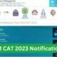 IIM CAT 2023 Notification