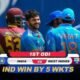 India vs West Indies 1st ODI India won by 5 wickets in the 1st ODI Against West Indies