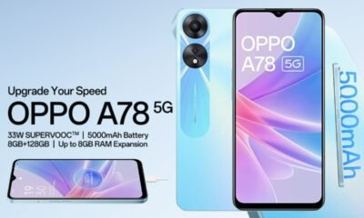 Oppo unveils a smartphone' Oppo A78 comes with a 50MP camera and 67W quick charging