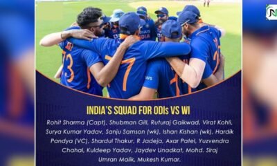 Team India Announced 17-member for the ODI Series Against West Indies, Shami and KL Rahul kept out