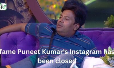 fame Puneet Kumar's Instagram has been closed