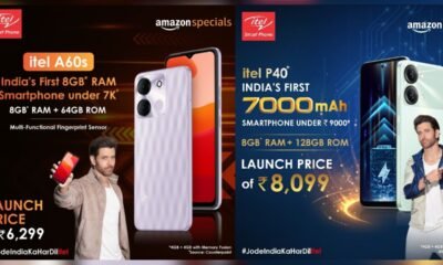 itel has launched two new smartphones itel P40+ and itel A60s in India, know about the Specifications and Price