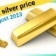 Gold and silver price on 30 August 2023