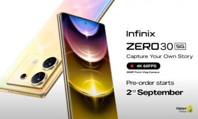 Infinix Zero 30 5G Booking will start from 2 September, 50MP Front Camera and AMOLED display