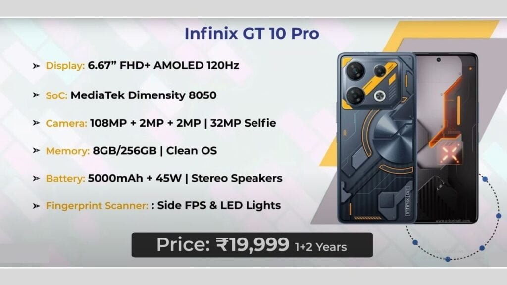 Infinix GT 10 Pro