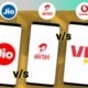Jio, Airtel, and VI War: Who is giving the maximum benefits in 84 days at very low rates?