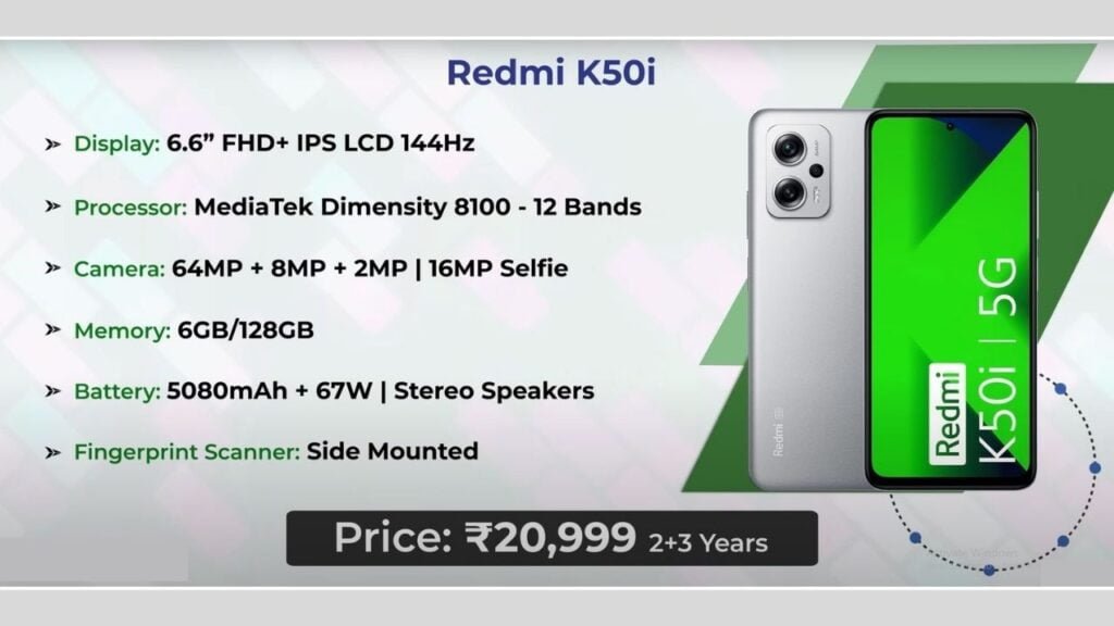 Redmi K50i