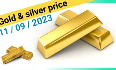 what is the price of gold and silver today on 10th September 2023?