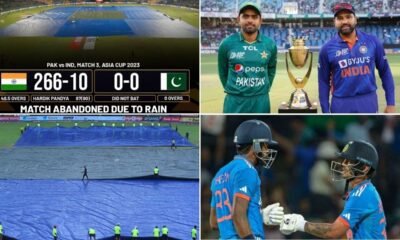Asia Cup 2023 Rain became the reason for the India-Pakistan match, and the second innings did not start, see points table