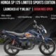 Honda SP125 Sports Edition has been launched in India for Rs 90,567 and features a new OBD-2-compliant engine.