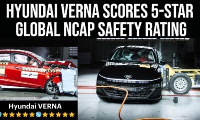 Hyundai Verna gets a 5-star rating from Gncap and becomes India's safest budget sedan.