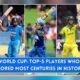 World Cup Top-5 Players Who Scored Most Centuries In The History