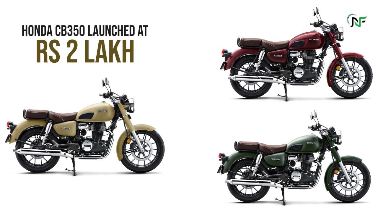 Honda CB350 Unleashed: Power-packed Engine, Superior Suspension, and Affordable Pricing, Rival RE Classic 350