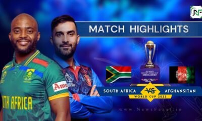 SA vs AFG Highlights South Africa beats Afghanistan by five wickets