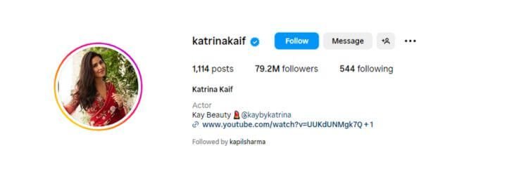 KATRINA KAIF INSTA HANDLE