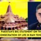 Pakistan's big statement on the consecration of life in Ram temple