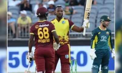 Andre Russell showed his muscle power against Australia
